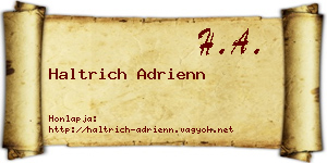 Haltrich Adrienn névjegykártya